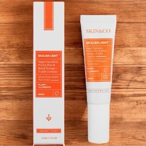 Skin & Co Roma Sicilian Light Brightening Plump & Illuminate Face Serum 1 oz